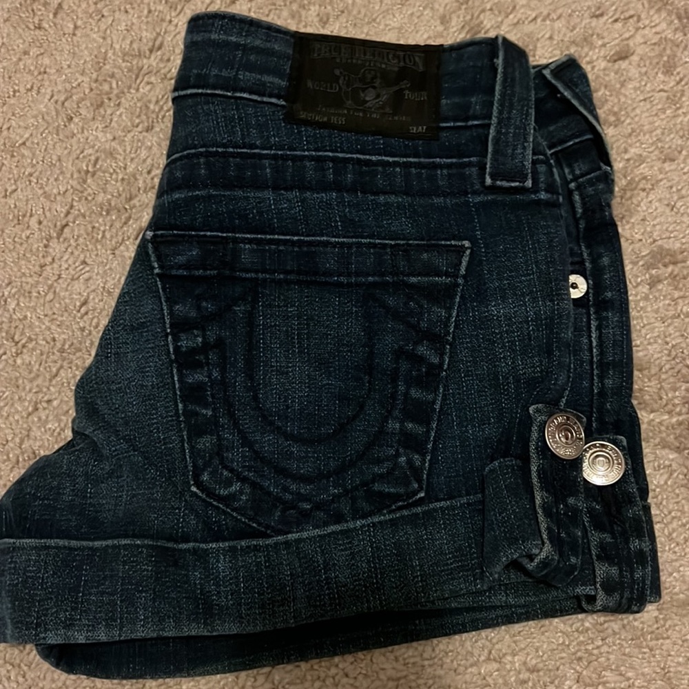 True religion Jean shorts